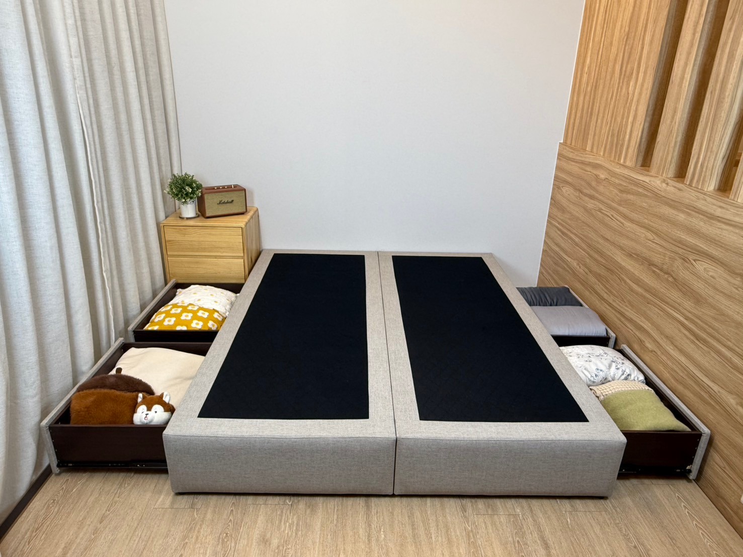 熟晨抽屜床架＋大容量收納